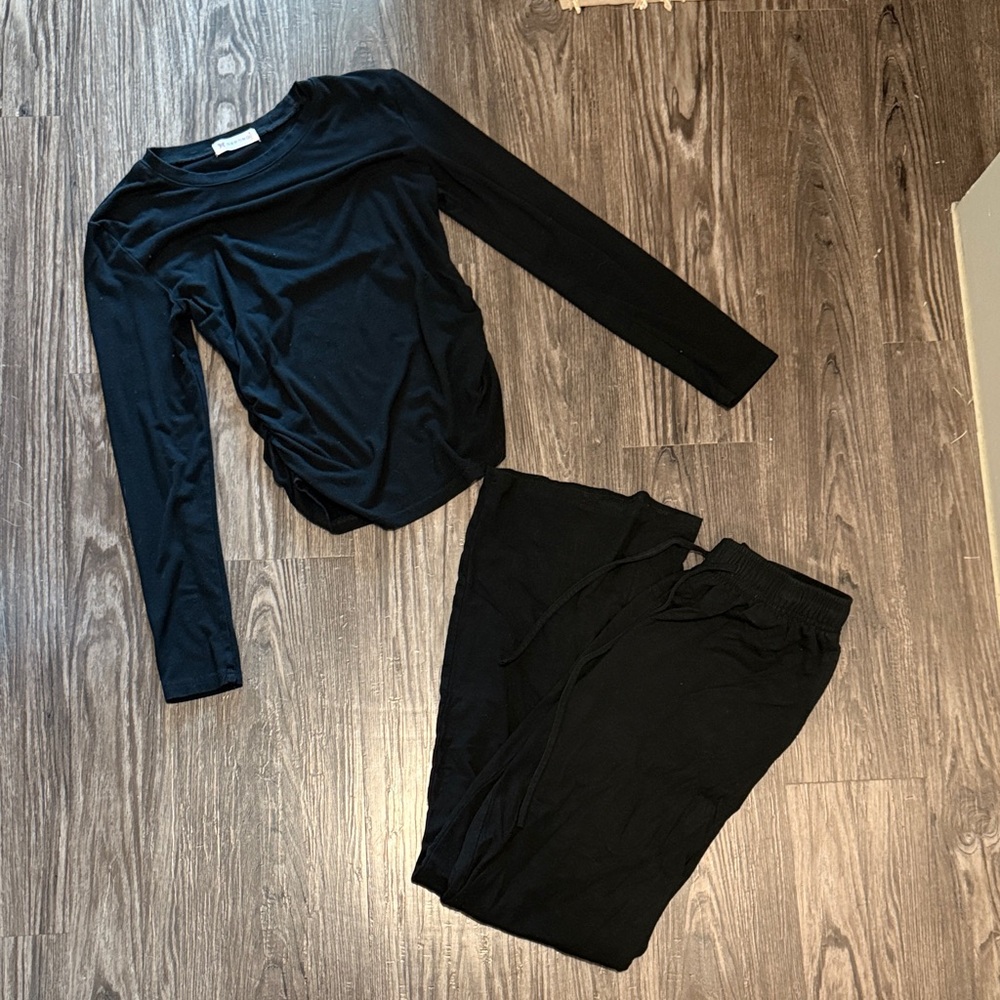 Classic Black Women's Jogger Set